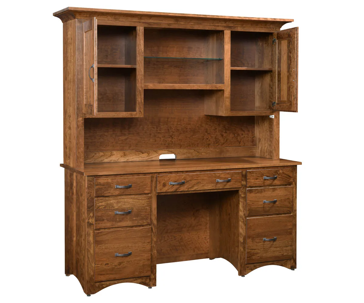 Shaker Desk With Hutch - Image 2