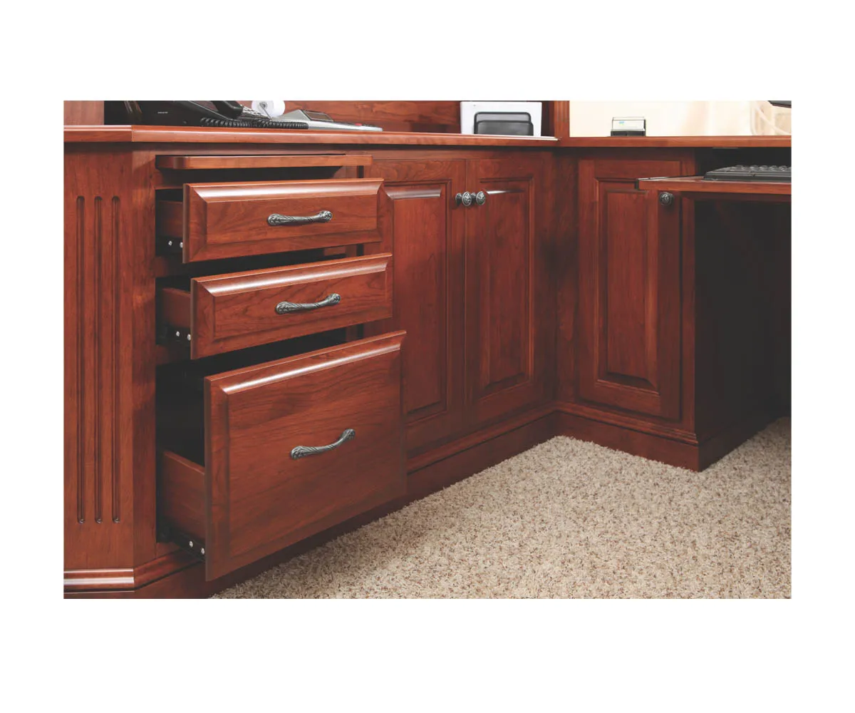 Buckingham U-Shape Desk and Hutch - Image 2
