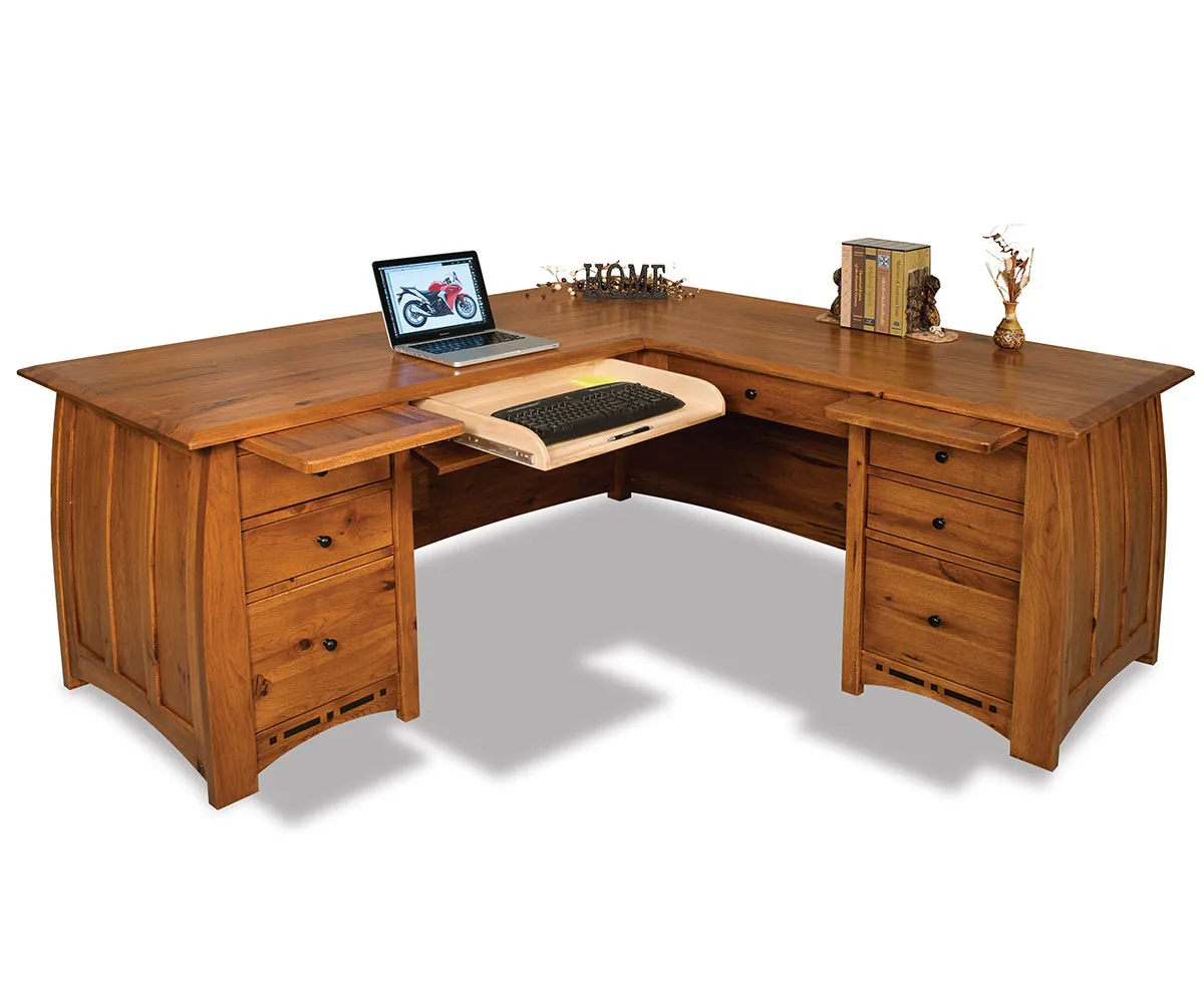 Boulder Creek L Desk - 78"W - Image 2
